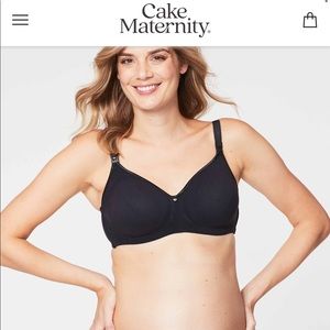 Cake croissant nursing t-shirt bra